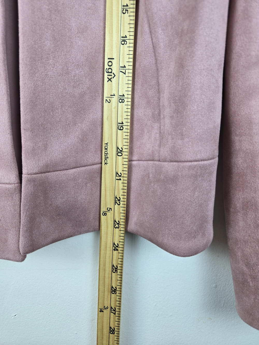 Tahari Womens Dusty Rose Open-Front Blazer Jacket Size 8 - Picture 5 of 6
